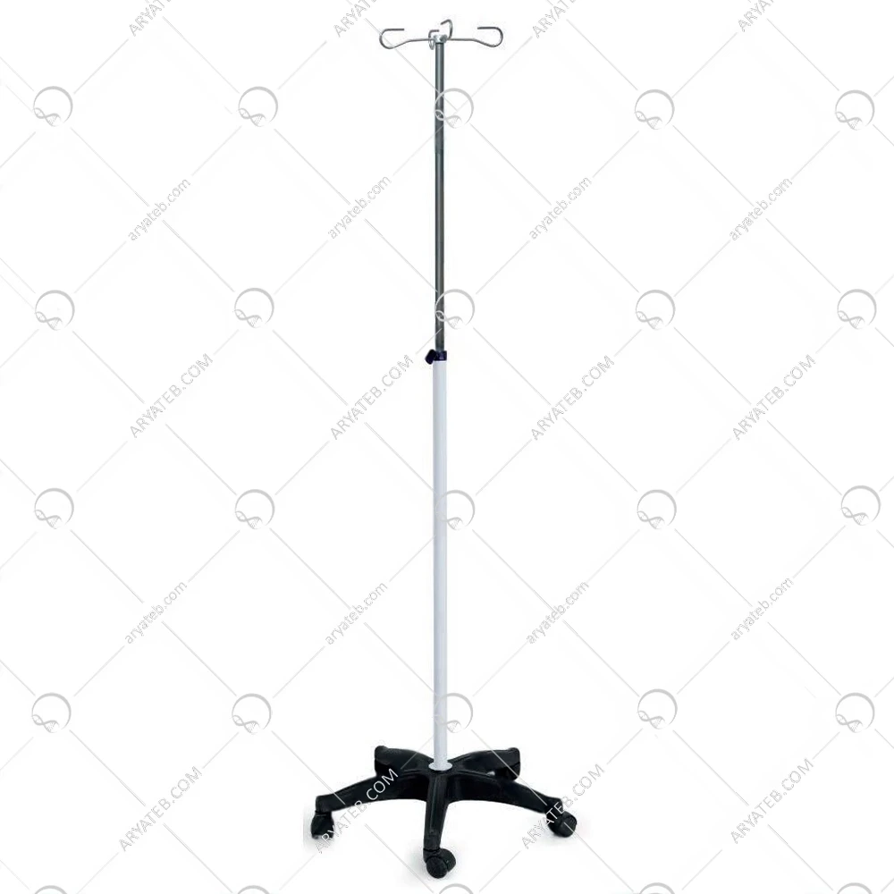 پایه سرم چرخدار 4 شاخه